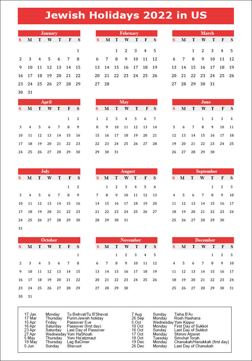 Jewish Holiday Calendar Stickers – Days United