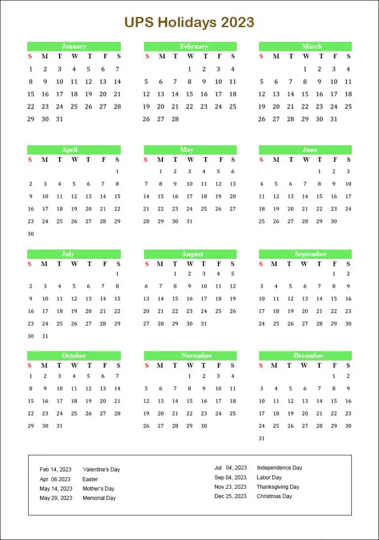 2023 Holidays Archives - The Holidays Calendar