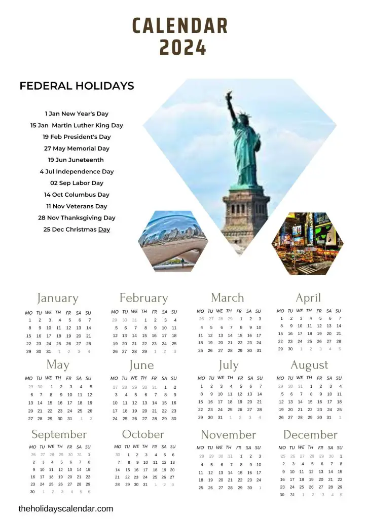 Federal Holiday Calendar