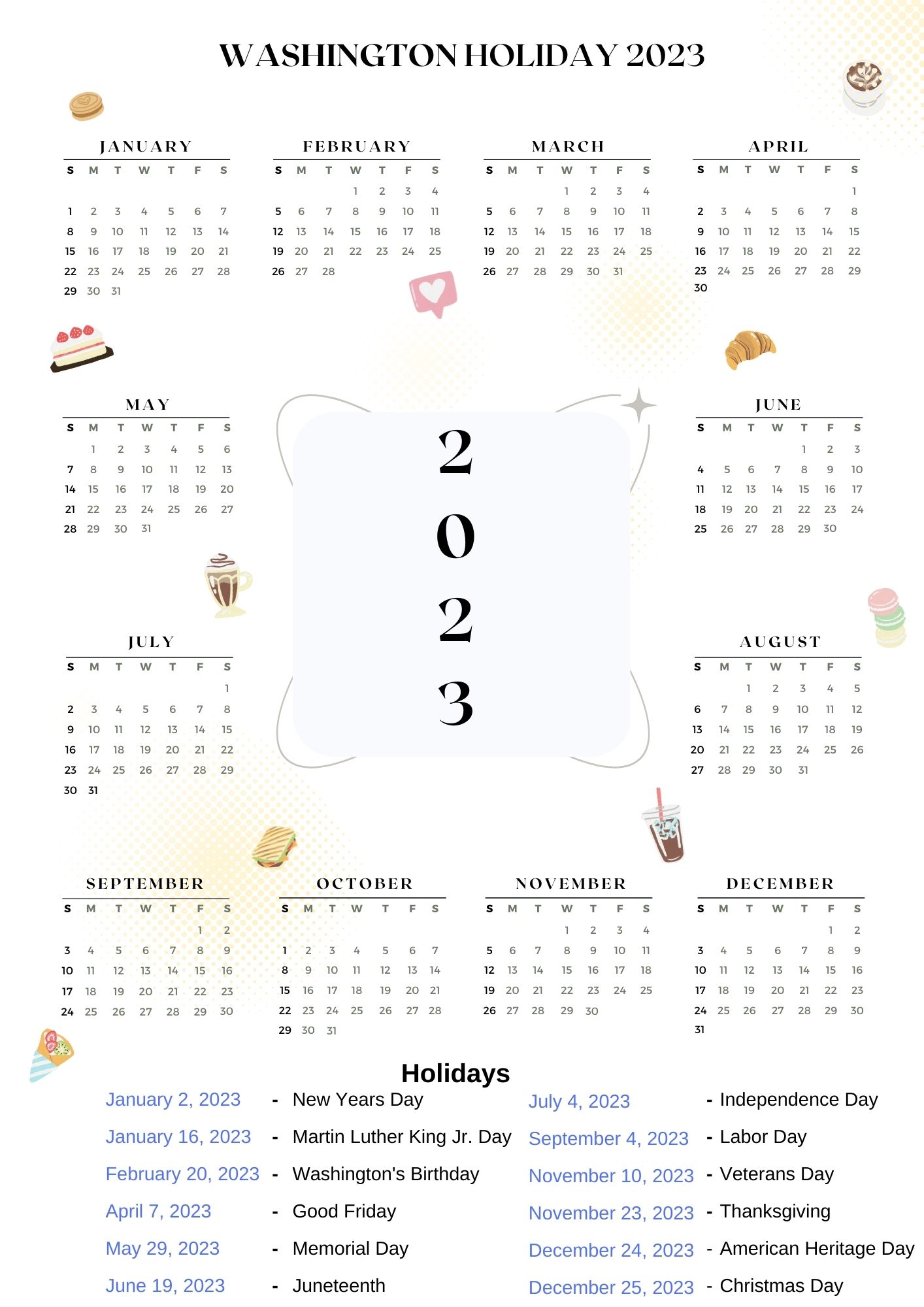 State Holidays in Washington Archives The Holidays Calendar